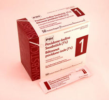 PDI 10% USP Povidone-Iodine Skin Antiseptic Swabstick (50 Packets)