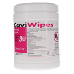 CaviWipes Surface Disinfectant | 3 Minute | 6" x 6.75" | 160/tub | 11-1100