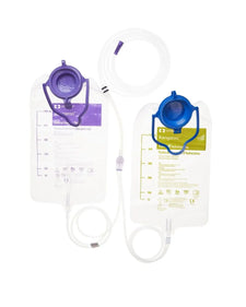 Kangaroo ePump 500 mL Feed Set with 500 mL Flush Bag, 30/Case | 674668