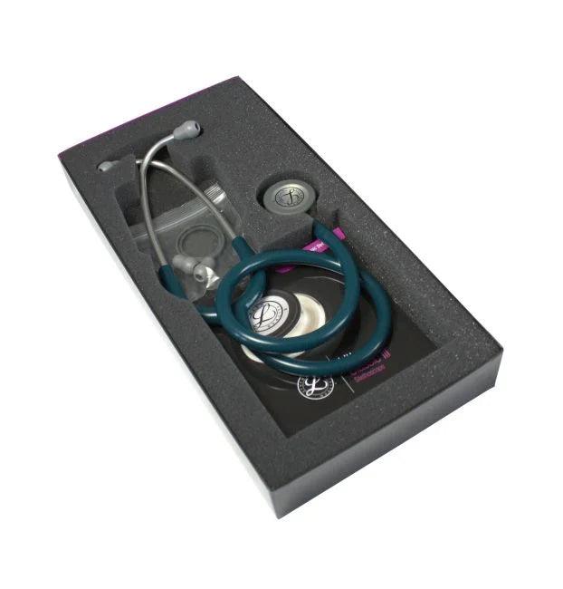 3M Littmann Classic III Monitoring Stethoscope, Caribbean Blue, 5623
