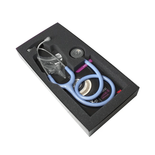 3M Littmann Classic III Monitoring Stethoscope, Ceil Blue Tube, 27 inch, 5630