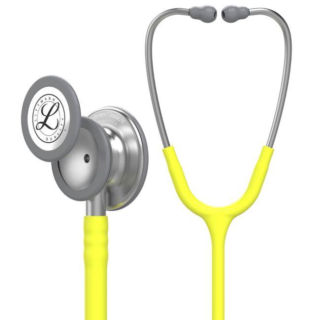 3M Littmann Classic III Monitoring Stethoscope, Lemon Lime, 5839