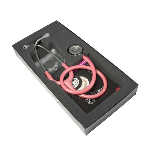3M Littmann Classic III Monitoring Stethoscope, Pearl Pink Tube, 27 inch, 5633