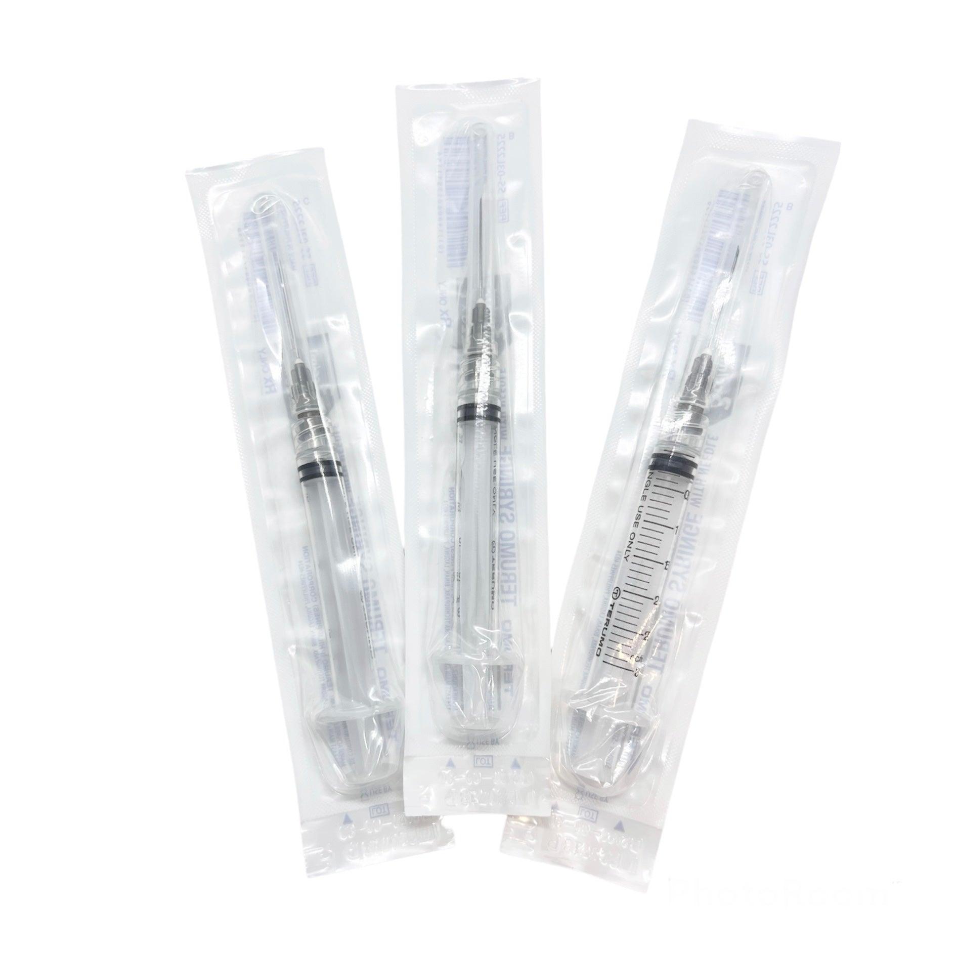3mL | 22G x 1" - Terumo SS-03L2225 Syringe & Needle Combination | 100 per Box