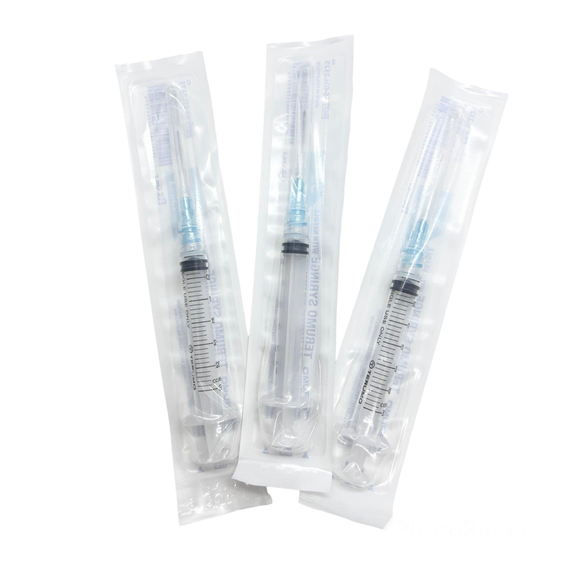 3mL | 23G x 1" - Terumo SS-03L2325 Syringe & Needle Combination | 100 per Box