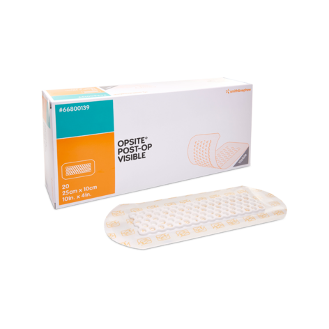 OpSite Post-Op Visible 66800138 | 8 x 4 Inch(20/Box)