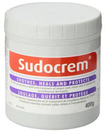 Sudocrem 400g jar for diaper rash, skin irritation, and incontinence dermatitis relief