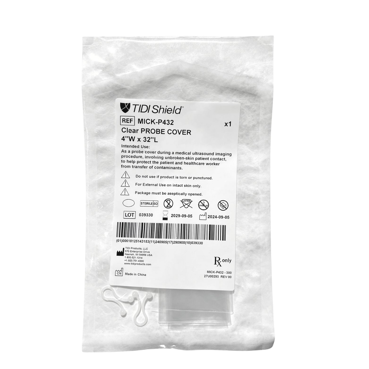 Ultrasound Probe Cover | 100/Box | MICK-P432