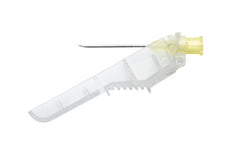 IV safety catheter with protective shield, sterile medical needle for infusion therapy