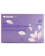0.3mL | 31G x 5/16" | Sol-M Syringe with Fixed Needle | 100/box | ATS002PE