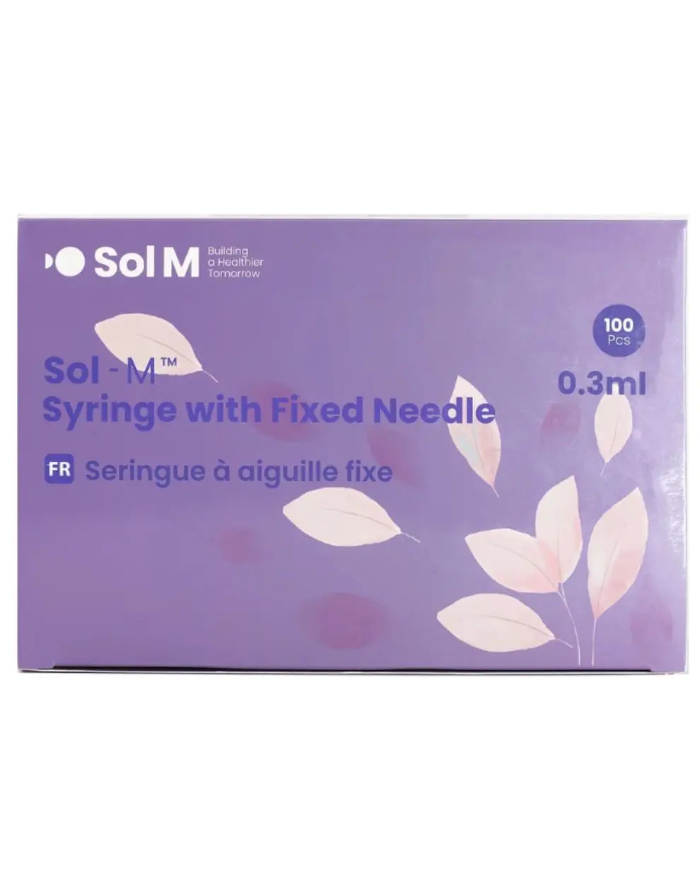 0.3mL | 31G x 5/16" | Sol-M Syringe with Fixed Needle | 100/box | ATS002PE