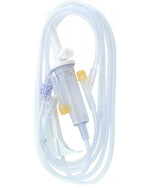 B.Braun IV Administration Set | 84" Tubing | 15 Drops/mL | Universal Spike | Spin-Lock Connector | 2 Injection Sites | V1421-20