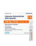 Lidocaine Hydrochloride Injection 1% Local Anesthetic 10mL | 20/Box | 021-256