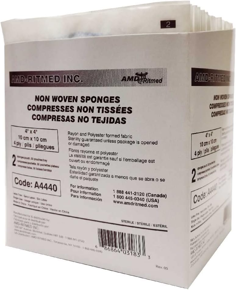 amd-a6924-sterile-gauze-bandage-roll-4-x-131-2-ply-12-per-pkg-case-of-8