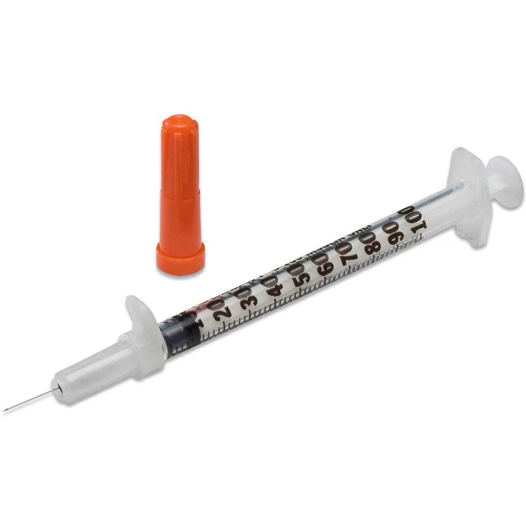 1mL | 30G x 5/16" Magellan Insulin Safety Syringe | 50/box | 8881893010