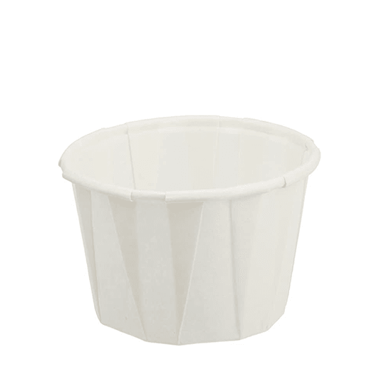 Medicine Paper Cup Portion Pleated Sides 1OZ(30ml)-211-F100