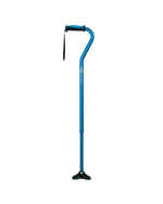 Hugo Ergonomic Offset Handle Cane with QuadPod Cane Tip | 731-859