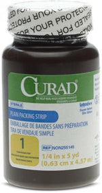 DUPLICATECURAD Sterile Plain Gauze Packing Strip (1/4in x 5 yd)