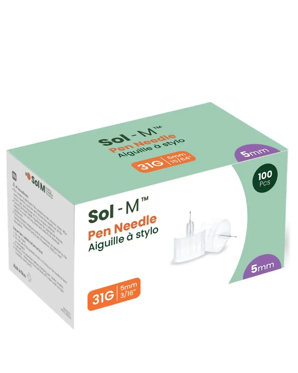  31G x 3/16" | SOL-M Pen Needle | PN31316