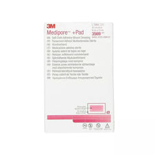 3M Medipore adhesive wound dressing pad sterile 9x15cm box front view