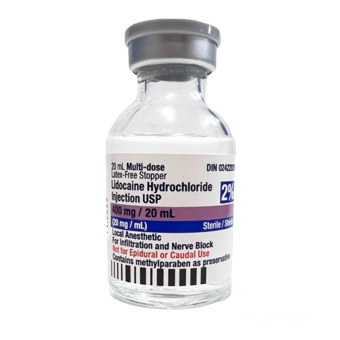 Lidocaine Hydrochloride 2% Injection USP 20 mL | DIN 02422026