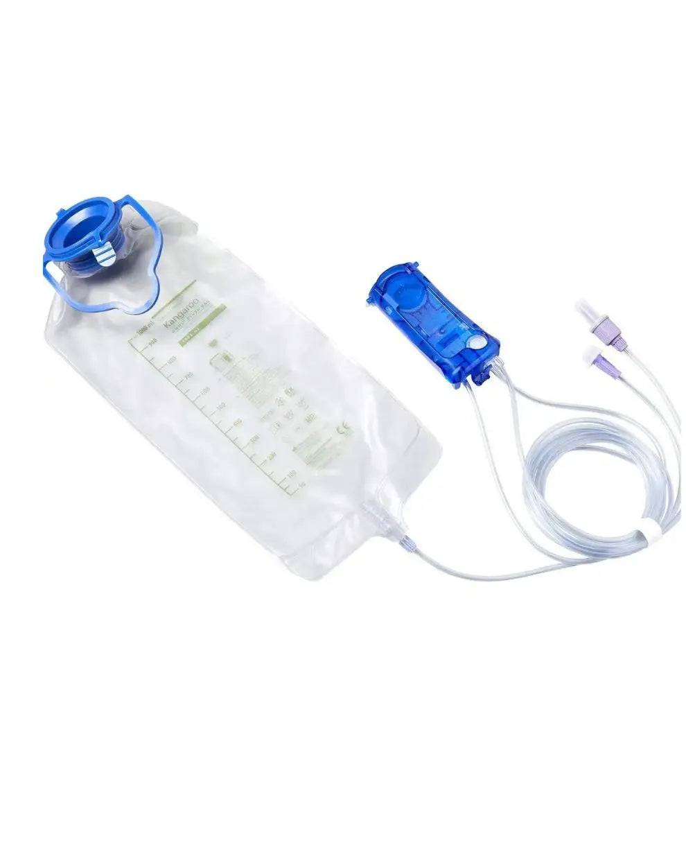 Kangaroo OMNI Feeding Set with Flush Bag and ENPlus Spike, 1000mL, 30/Case | BSPFF