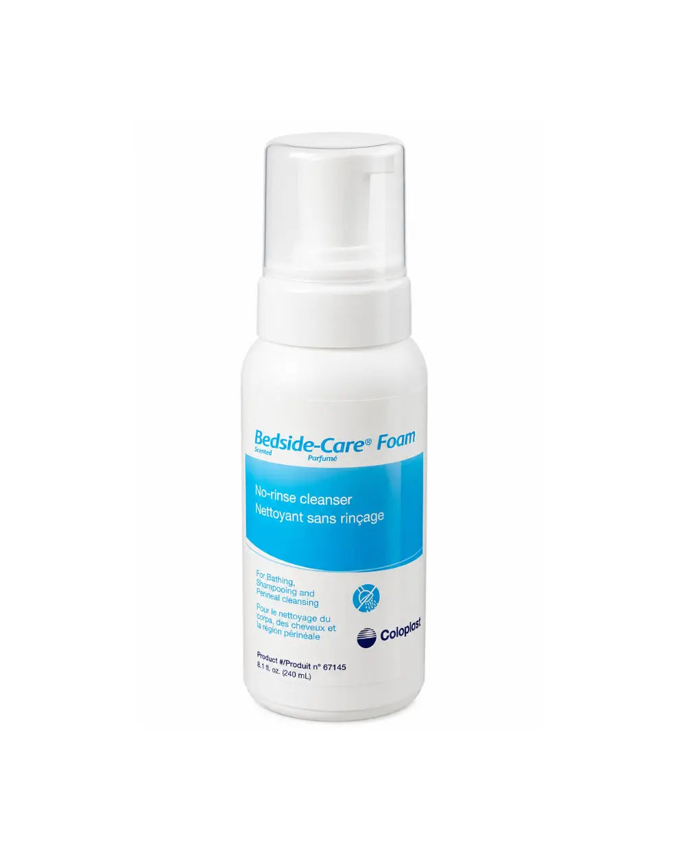 Cleanser Body&Shampoo Bedside Care Foam Scented No Rinse 240mL | 67145 Each