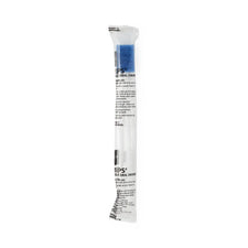 Individually wrapped disposable oral swab with blue foam tip, sterile medical supply