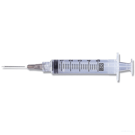 5mL Syringe BD Luer-Lok 20G 1-1/2 Needles