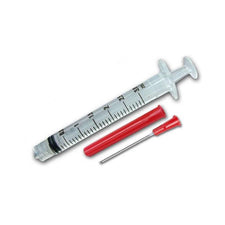 3mL | 18G x 1 1/2" BD Luer-Lok Tip Syringe with Blunt Fill Needle | 100/Box | 305060