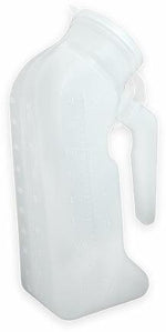 Male Urinal with Cover 1000mL White