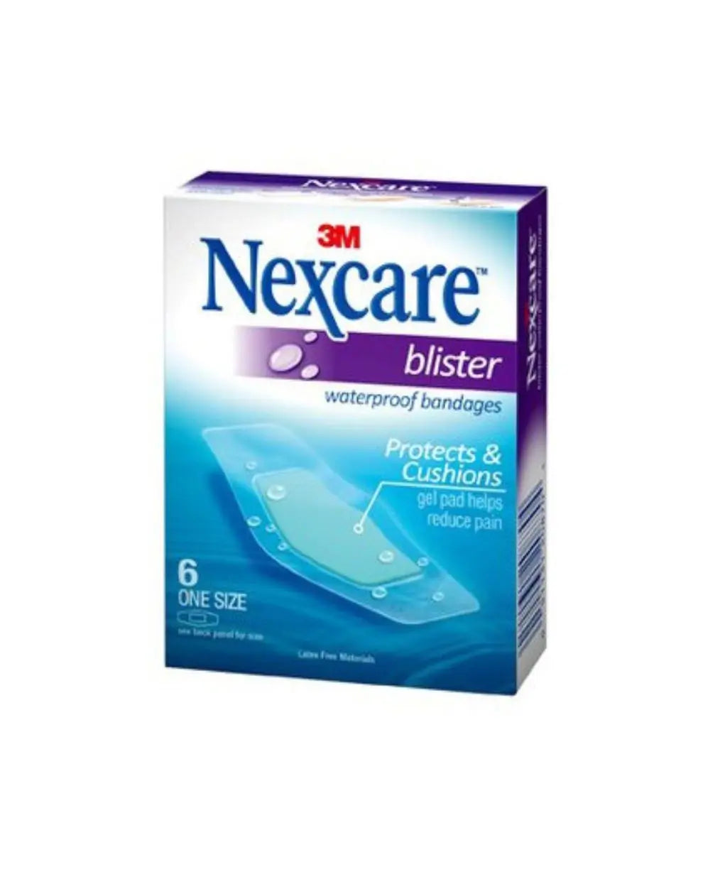 Nexcare Blister Waterproof Bandage, Clear