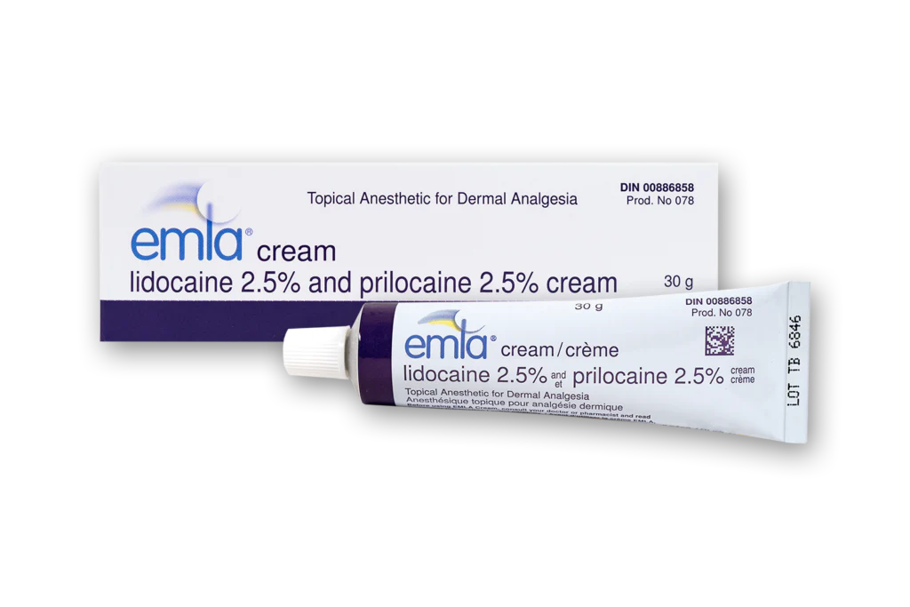 Anesthetic Local Topical Emla Cream Without Tega Dressing 30g Tube (394)