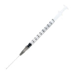 1mL | 27G x 1/2" Medline Luer Slip Tip Syringe with Needle | 100/box | SYR101272