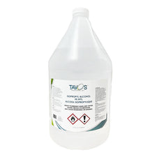 3.78L bottle of 99.99% isopropyl alcohol with safety warning label for medical use