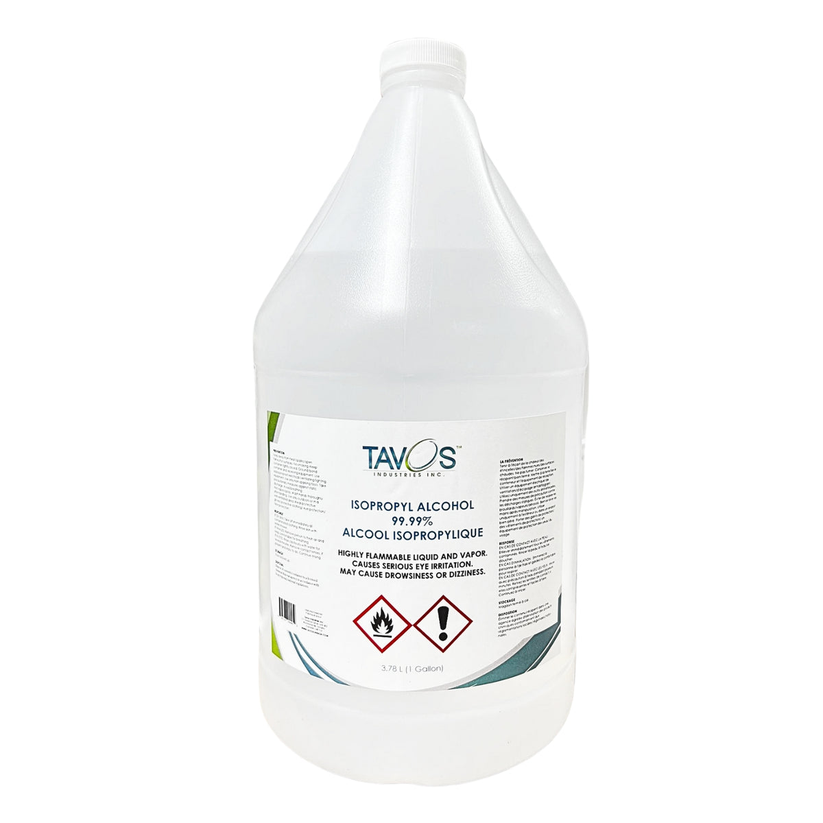 99.99% Isopropyl Alcohol by Tavos 1 Gallon - Local Delivery Only