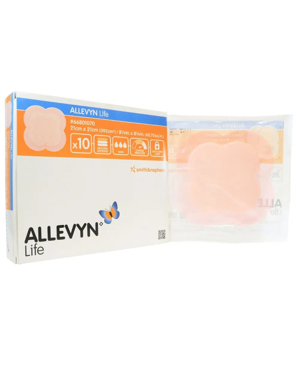 Allevyn Life Advanced Adhesive Foam Dressing, 8.25" x 8.25" | 66801070