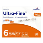 0.3mL | 31G x 6mm BD / Embecta Ultra-Fine Insulin Syringes | 324919