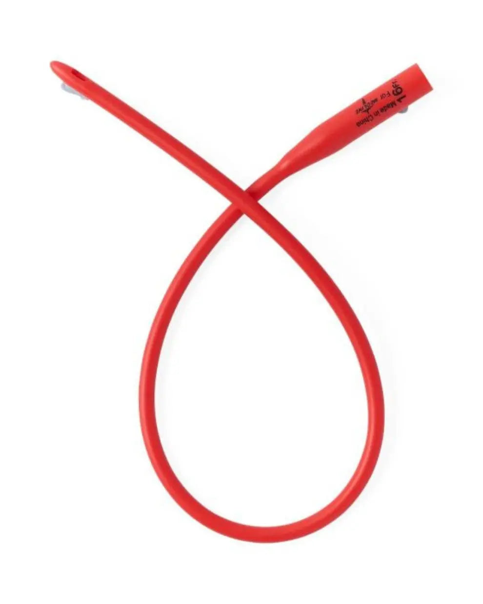  Medline Red Rubber Latex All-Purpose Intermittent Catheter 12/Box