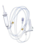 B.Braun IV Administration Set | 64" Tubing | 15 Drops/mL | Universal Spike | Spin-Lock Connector | Backcheck Valve | 2 Injection Sites | V1443