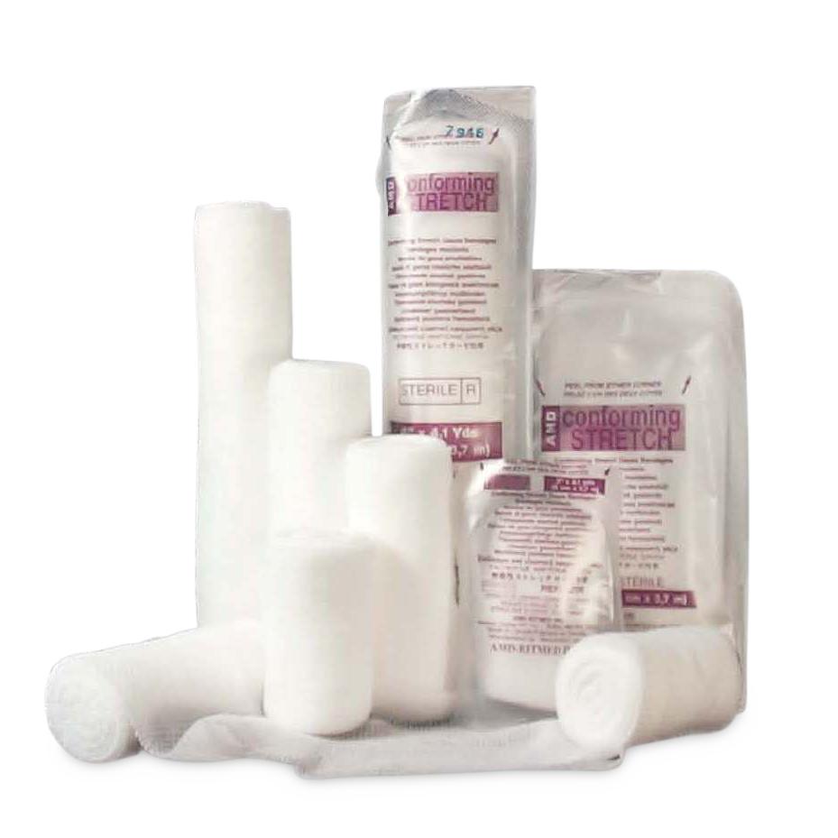 AMD Ritmed Sterile Conforming Stretch Gauze Bandages 2" x 4.1yd