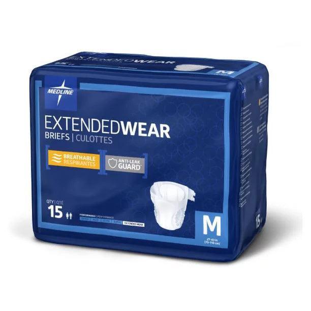 Extendedwear Night Brief Medium 27"-43" Packages  of  15 Case/60 Each