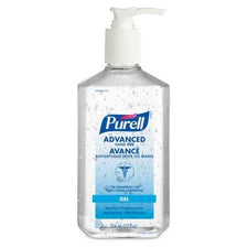 Purell Advanced hand sanitizer gel bottle with pump, 354ml, clear antibacterial gel