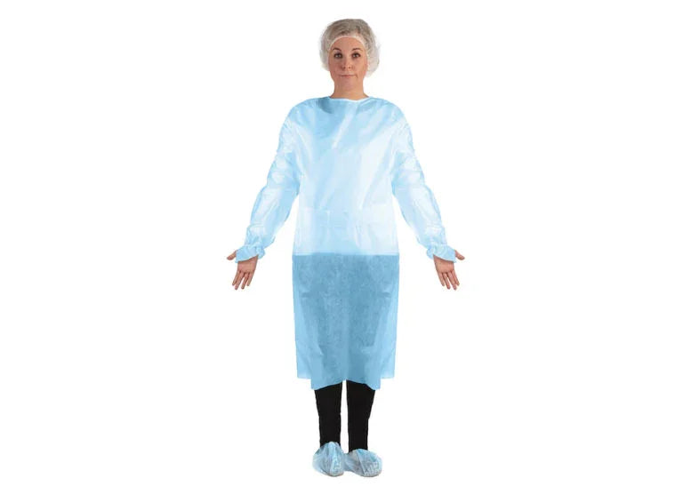 Ritmed® AssureWear® VersaGown™ Chemo tested gown with Flexneck™ Technology