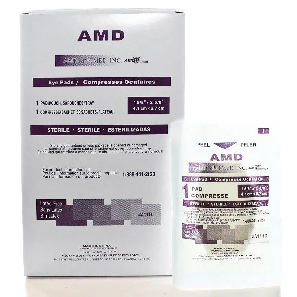 AMD-Ritmed Eye Pads Dressing 1 5/8" x 2 5/8" | A1110