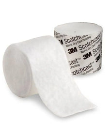 Two rolls of 3M Scotchcast medical cast padding for injury care
