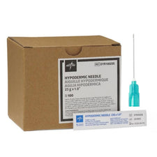 Medline hypodermic needle 23G x 1.0 inch box with sterile needle for medical use