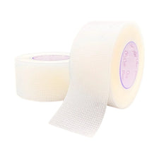 Clear medical plastic adhesive tape rolls for wound care and first aid