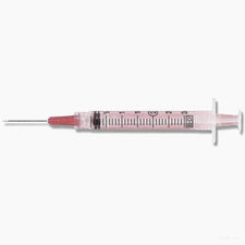 3mL | 18G x 1 1/2" BD Luer-Lok Syringe with PrecisionGlide Needle | 100/Box | 309580