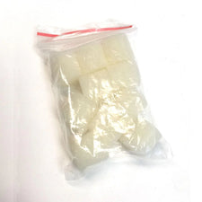 Individually packed medical sponge swabs in a clear resealable plastic bag